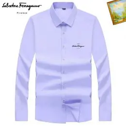 salvatore ferragamo chemises manches longues pour unisexe s_11b17b4